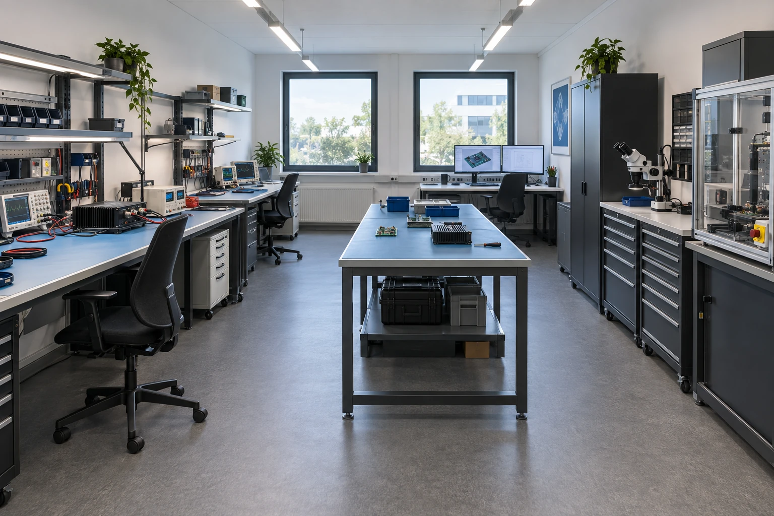 Proposed laboratory fit-out for the Bremen branch office