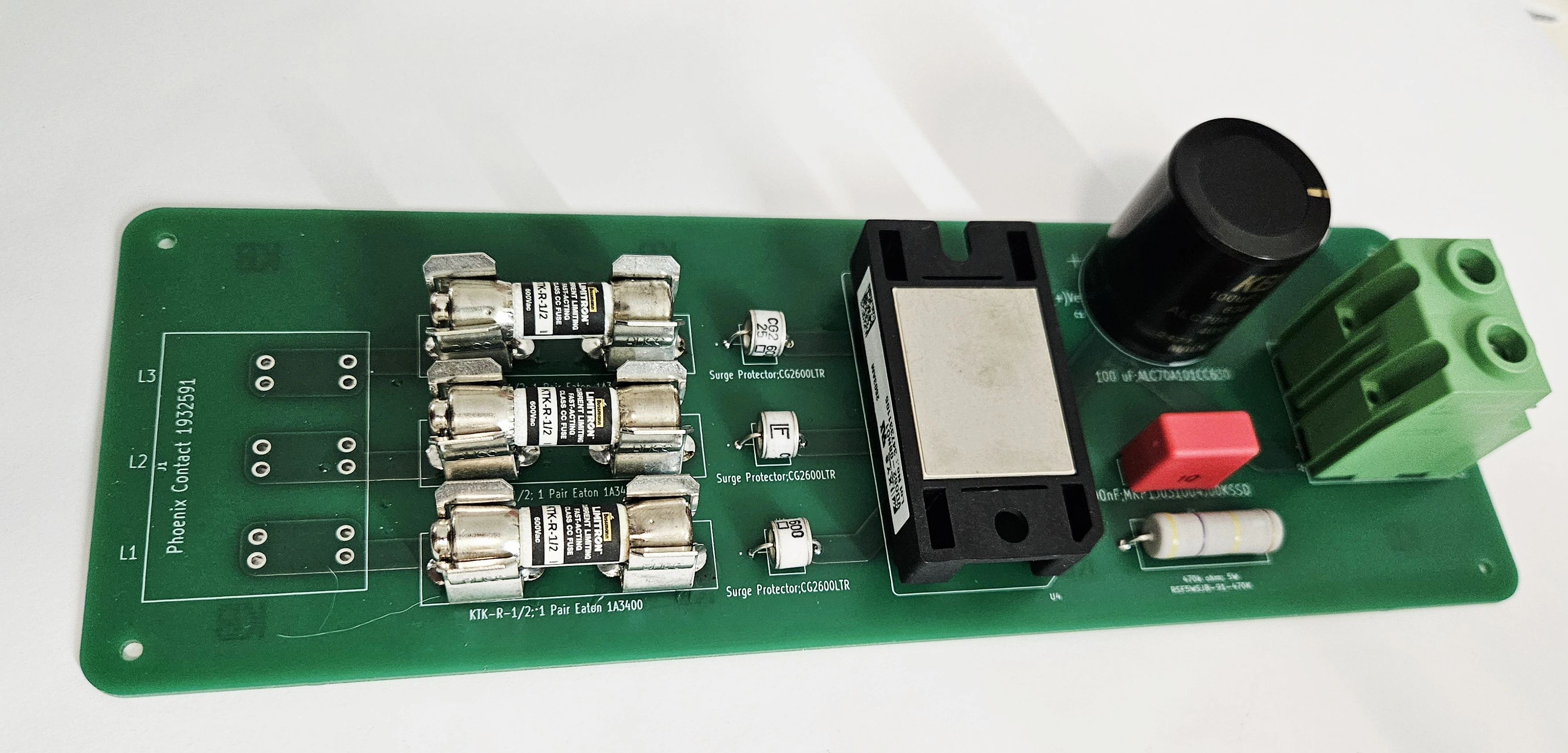 Power electronics prototype board